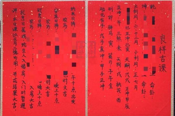 结婚吉日八字免费测算日子 生辰八字结婚吉日查询免费