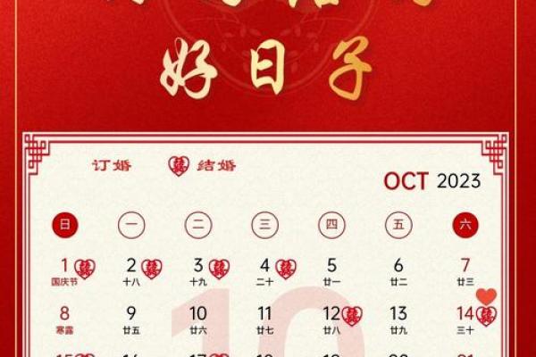 农历十十月结婚的黄道吉日查询 农历十月结婚黄道吉日挑选方法
